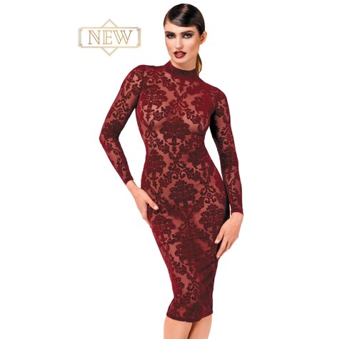 Noir Handmade Kink Royal midi dress F384