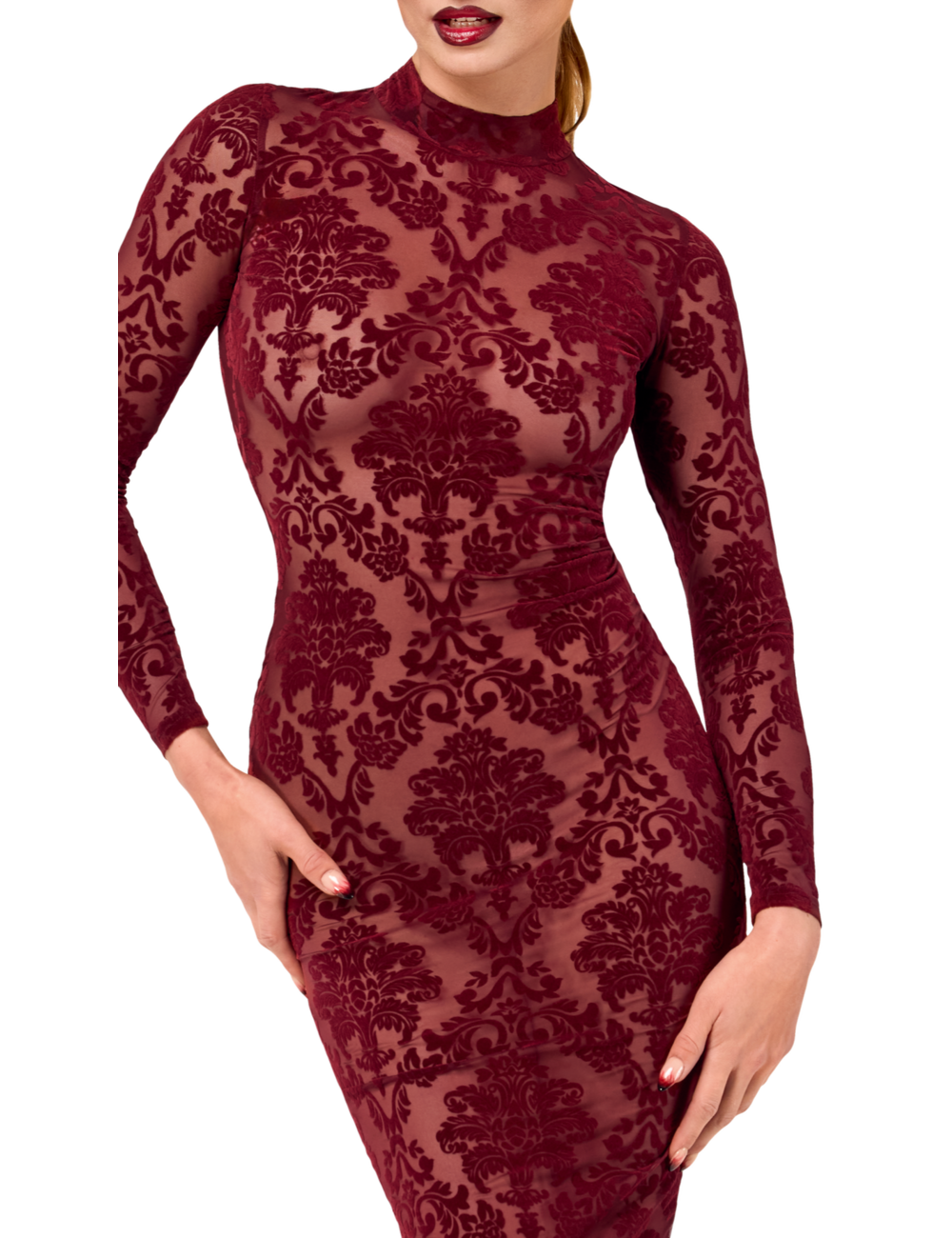 Noir Handmade Noir Handmade Kink Royal midi dress F384