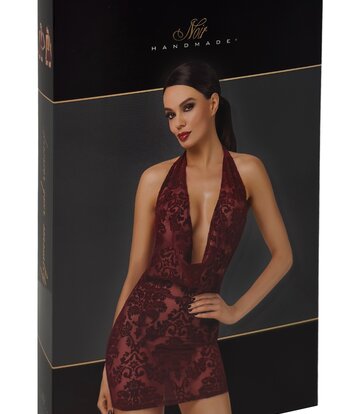 Noir Handmade Noir Handmade Kink Royal cascade mini dress F385