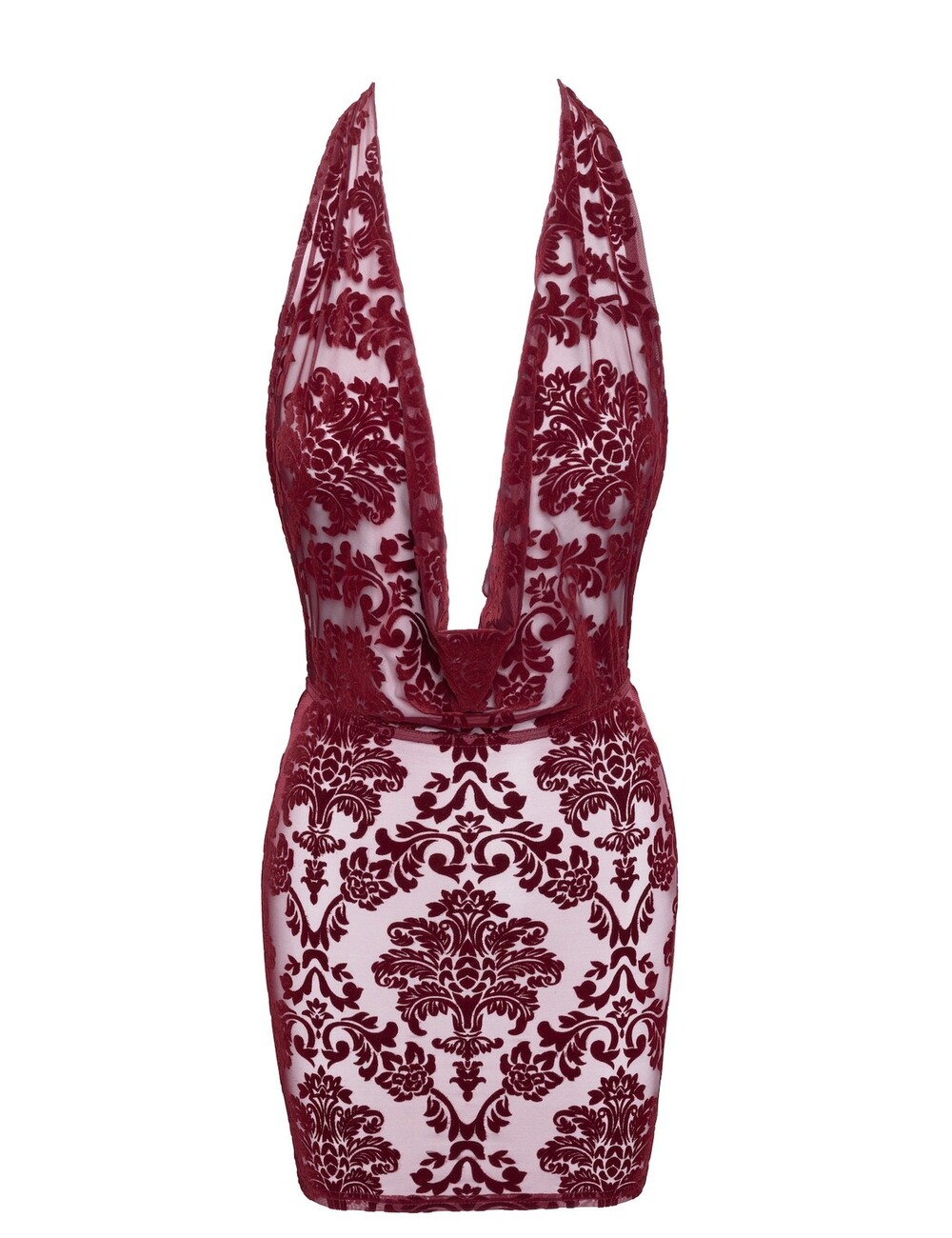 Noir Handmade Noir Handmade Kink Royal cascade mini dress F385