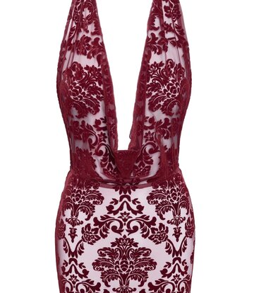 Noir Handmade Noir Handmade Kink Royal cascade mini dress F385