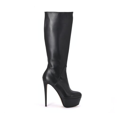 Sanctum Shoes ISIS KNIESTIEFEL SCHWARZ NAPPA