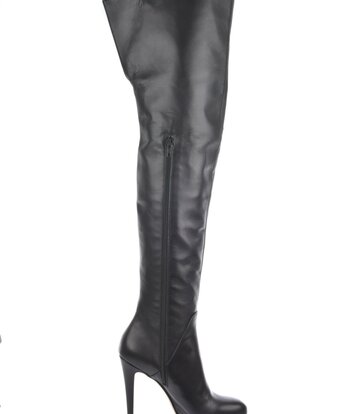 Sanctum Shoes High Italian thigh boots ISIS with platform heels in real leather