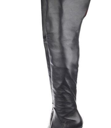 Sanctum Shoes Hohe italienische Oberschenkelstiefel ISIS mit Plateauabsatz aus echtem Leder