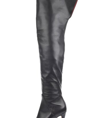 Sanctum Shoes High Italian thigh boots ISIS with platform heels in real leather
