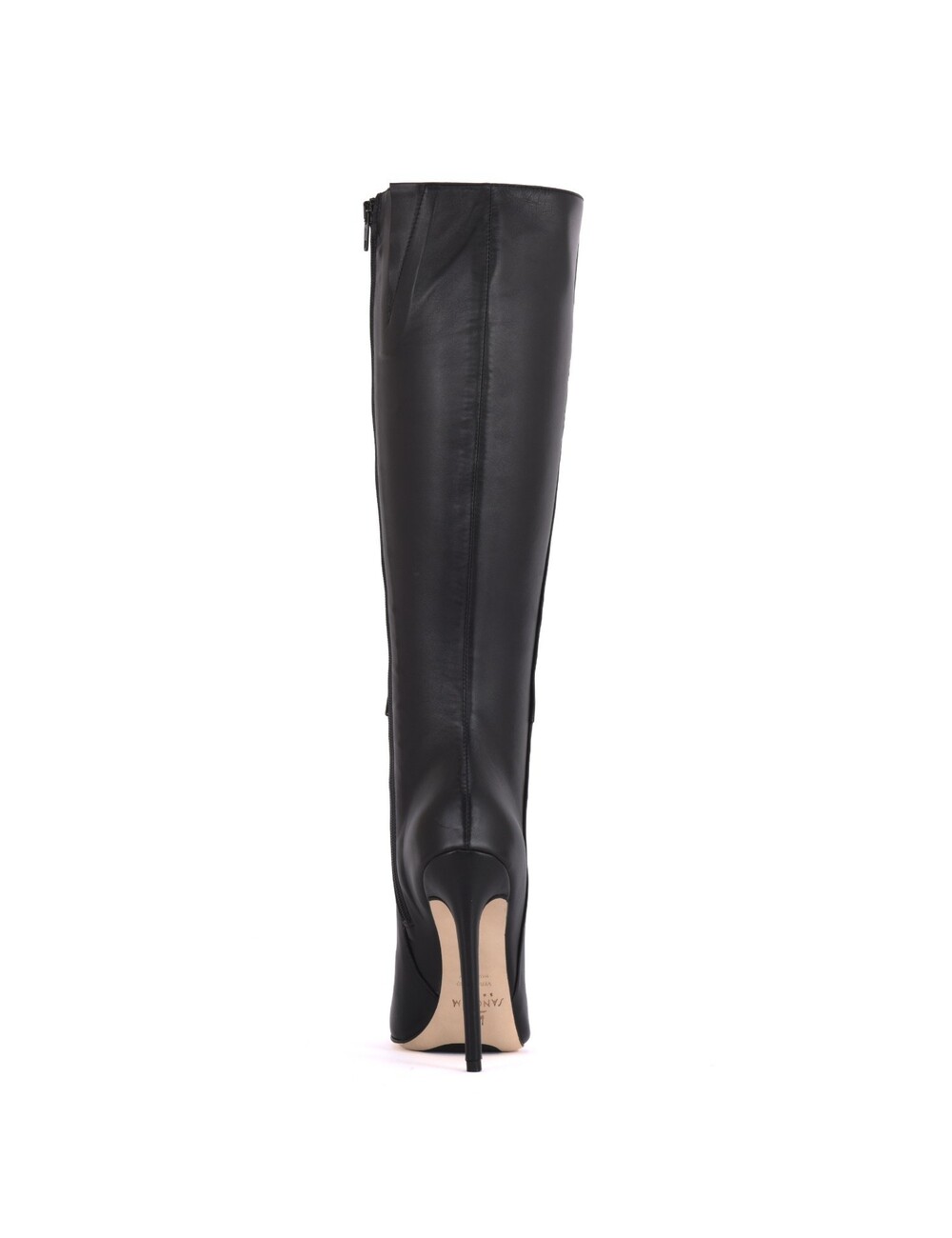 Sanctum Shoes High Italian knee boots VESTA with stiletto heels in real leather