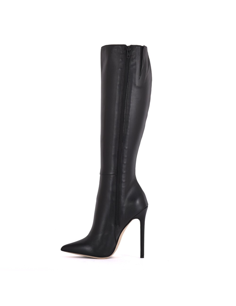 Sanctum Shoes High Italian knee boots VESTA with stiletto heels in real leather