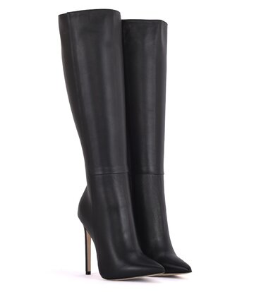 Sanctum Shoes High Italian knee boots VESTA with stiletto heels in real leather