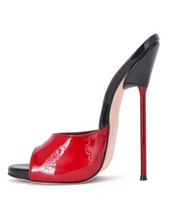 Sanctum Shoes Extrem hohe italienische Pantoletten MAIA mit Metallnadelabsatz