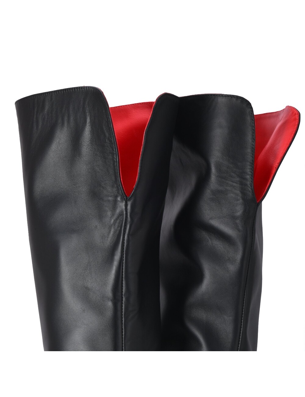 Sanctum Shoes Extra hohe italienische Schritt-Stiefel VESTA mit Stilettoabsatz aus echtem Leder