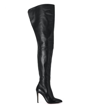 Sanctum Shoes High Italian crotch boots VESTA with 10cm stiletto heels in genuine leather
