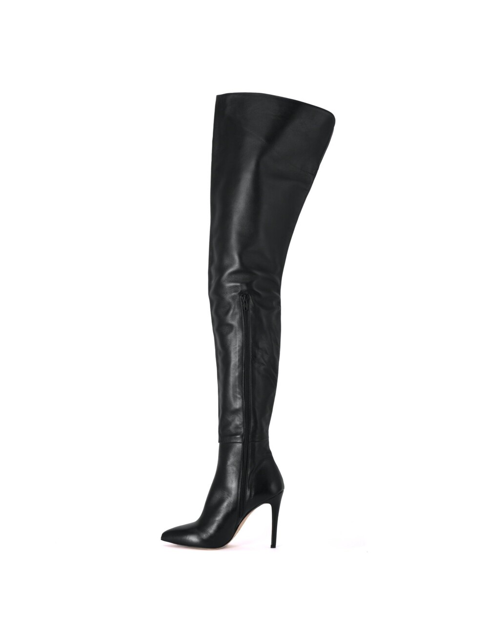 Sanctum Shoes High Italian crotch boots VESTA with 10cm stiletto heels in genuine leather