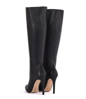 Sanctum Shoes Hohe italienische Kniestiefel VESTA mit 10 cm Pfennigabsatz aus echtem Leder