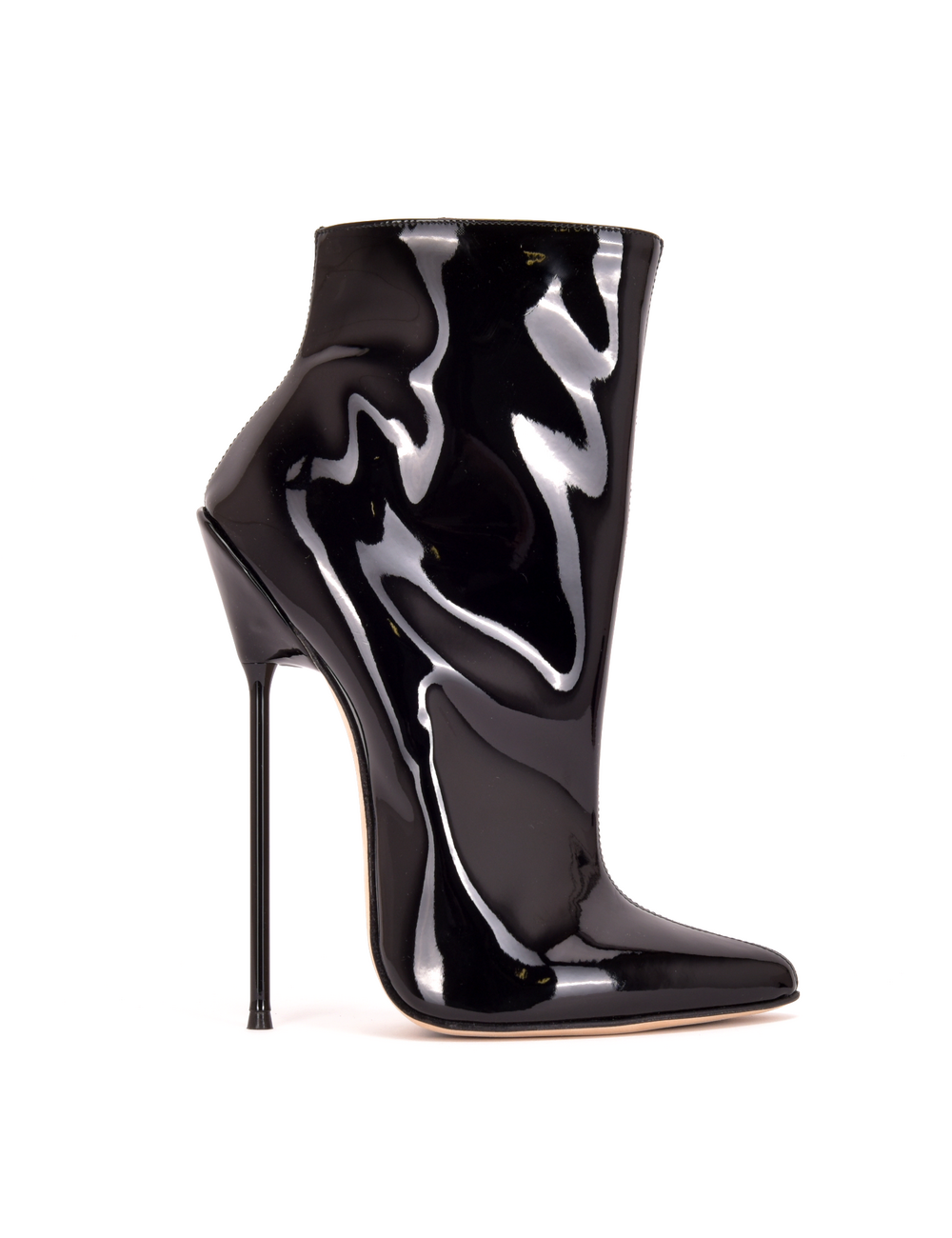 Sanctum Shoes Sanctum HOLLY STIEFELETTEN SCHWARZ GLÄNZEND