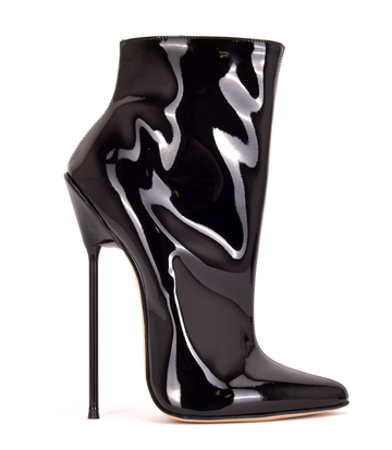 Sanctum Shoes Sanctum HOLLY ANKLE BOOTS BLACK SHINY