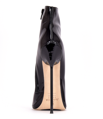 Sanctum Shoes Sanctum HOLLY STIEFELETTEN SCHWARZ GLÄNZEND