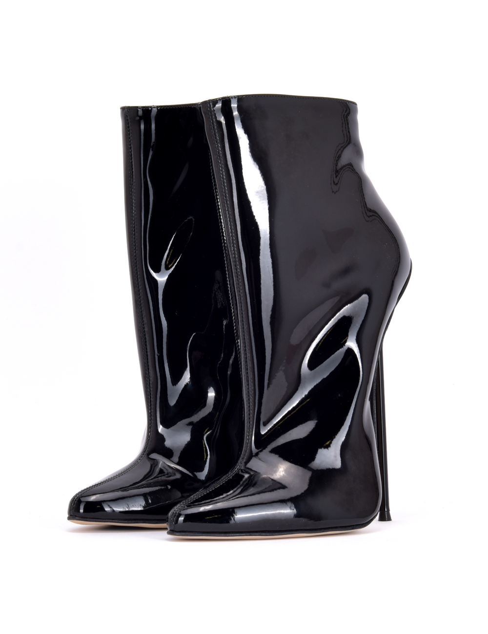 Sanctum Shoes Sanctum HOLLY ANKLE BOOTS BLACK SHINY
