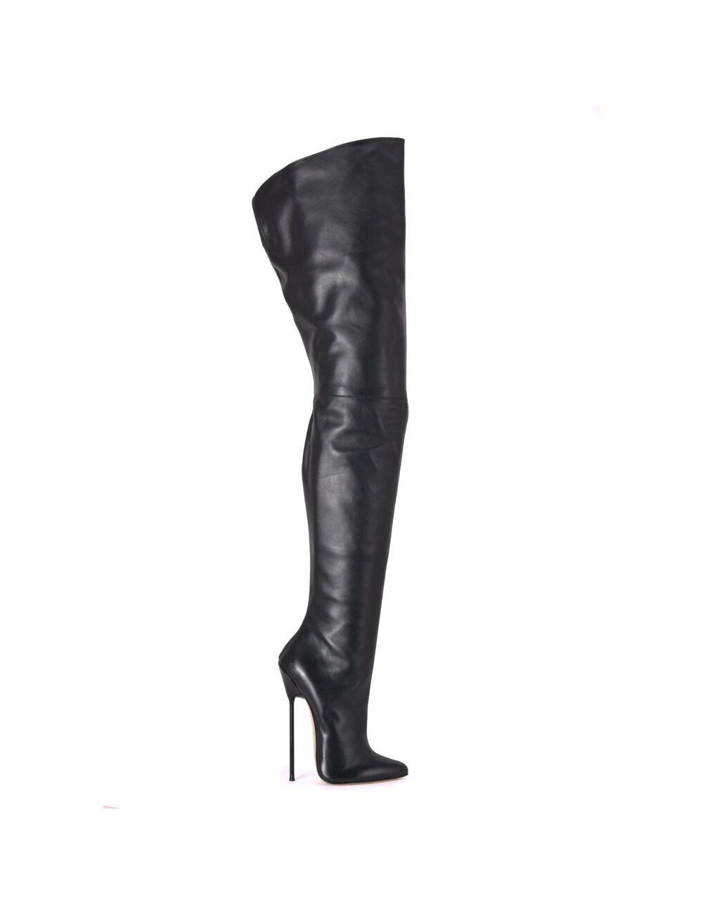 Sanctum Shoes Sanctum VICTORIA Schrittstiefel aus schwarzem Nappaleder