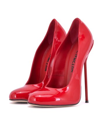 Sanctum Shoes Sanctum Shoes VALENTINA RED SHINY ROUND NOSED PUMPS