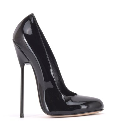 Sanctum Shoes Sanctum Shoes VALENTINA BLACK SHINY ROUND NOSED PUMPS