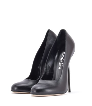 Sanctum Shoes Sanctum Shoes VALENTINA SCHWARZE PUMPS MIT RUNDER SPITZE AUS MATTEM ZIEGENLEDER