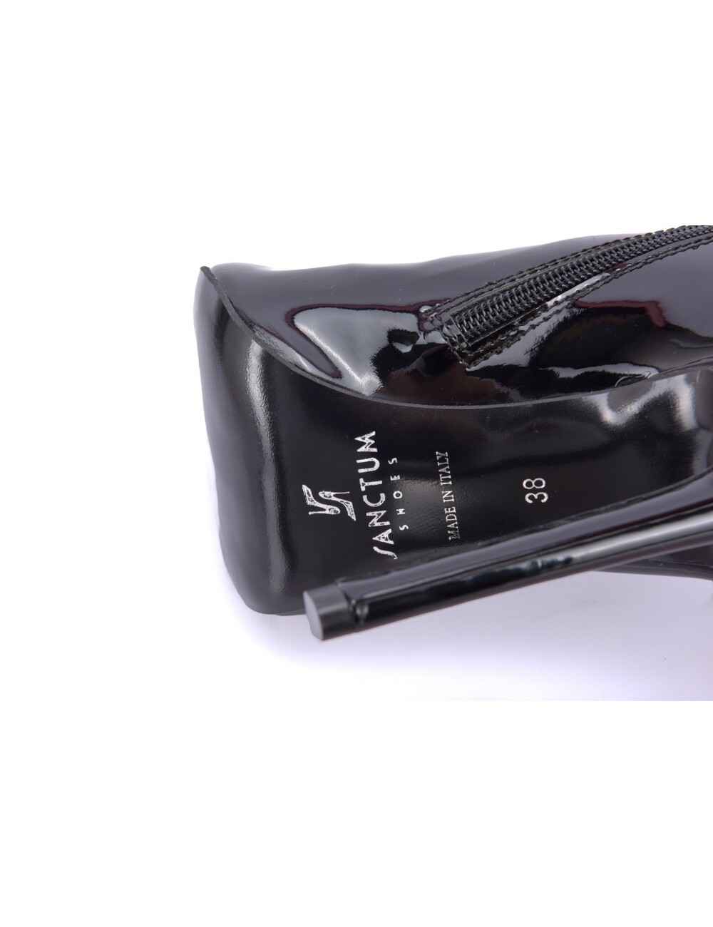 Sanctum Shoes Synthetic Leather GIULIA Stiefel mit hohem Schaft aus italienischem, glänzendem Kunstleder