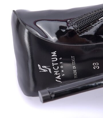 Sanctum Shoes Synthetic Leather GIULIA Stiefel mit hohem Schaft aus italienischem, glänzendem Kunstleder