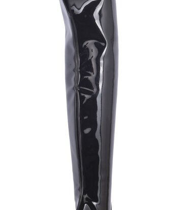 Sanctum Shoes Synthetic Leather GIGI Oberschenkelhohe Stiefel mit Stilettoabsatz aus italienischem Glanzleder