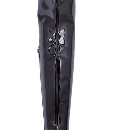 Sanctum Shoes Synthetic Leather GIGI Oberschenkelhohe Stiefel mit Stilettoabsatz aus italienischem Glanzleder