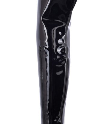 Sanctum Shoes Synthetic Leather Thigh High boots GIGI with stiletto heels in Italian Shiny Leather