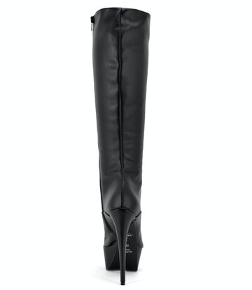 Sanctum Shoes Synthetic Leather Sanctum Shoes NINA LACE UP PLATFORM BOOTS SYNTHETIC BLACK MATTE