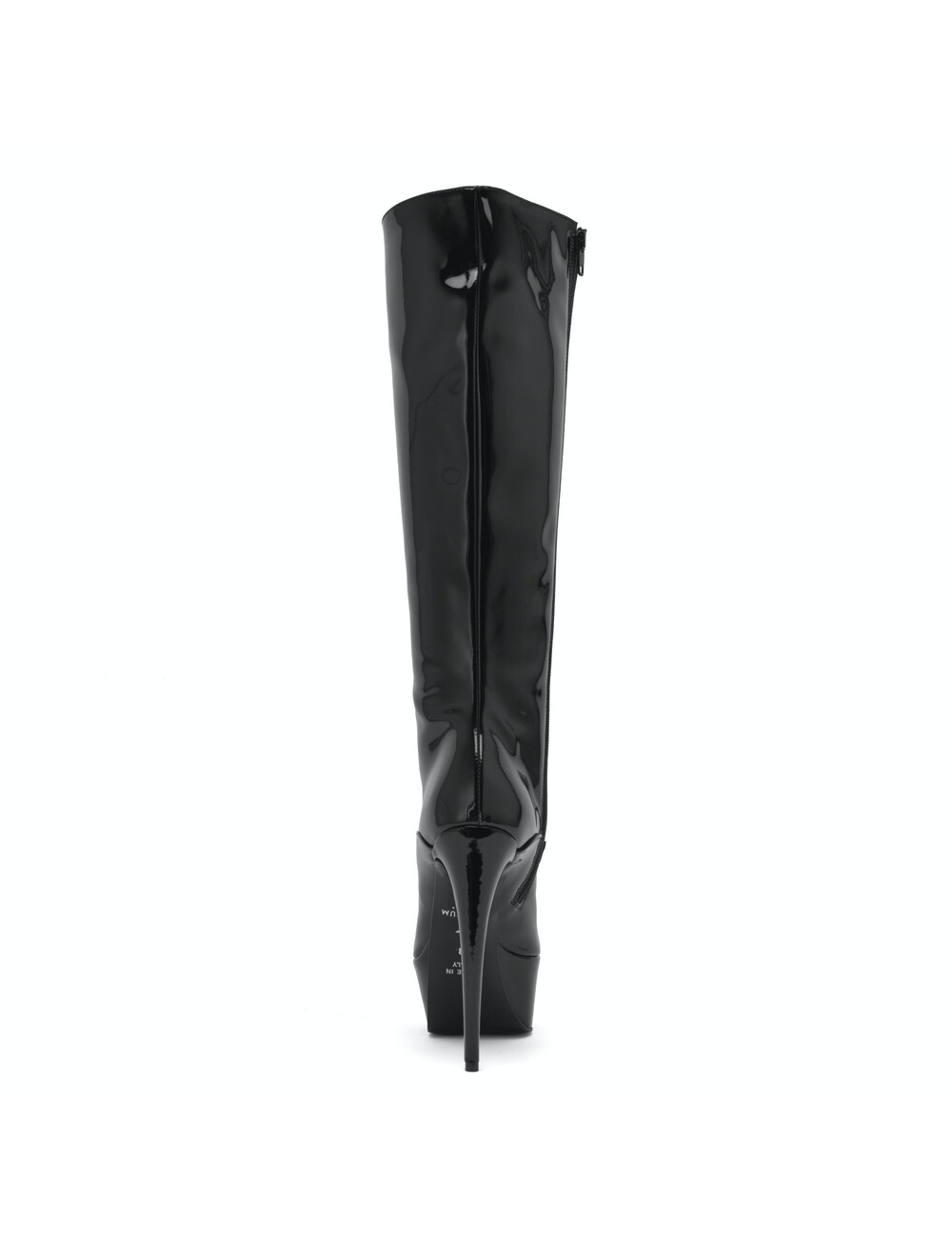 Sanctum Shoes Synthetic Leather Sanctum Shoes NINA LACE UP PLATFORM BOOTS SYNTHETIC BLACK SHINY