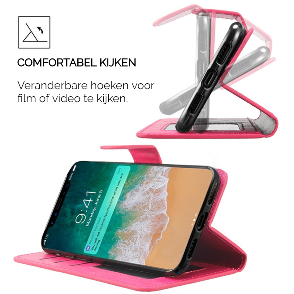 Cuir 2 in 1 coque de protection pour iPhone
