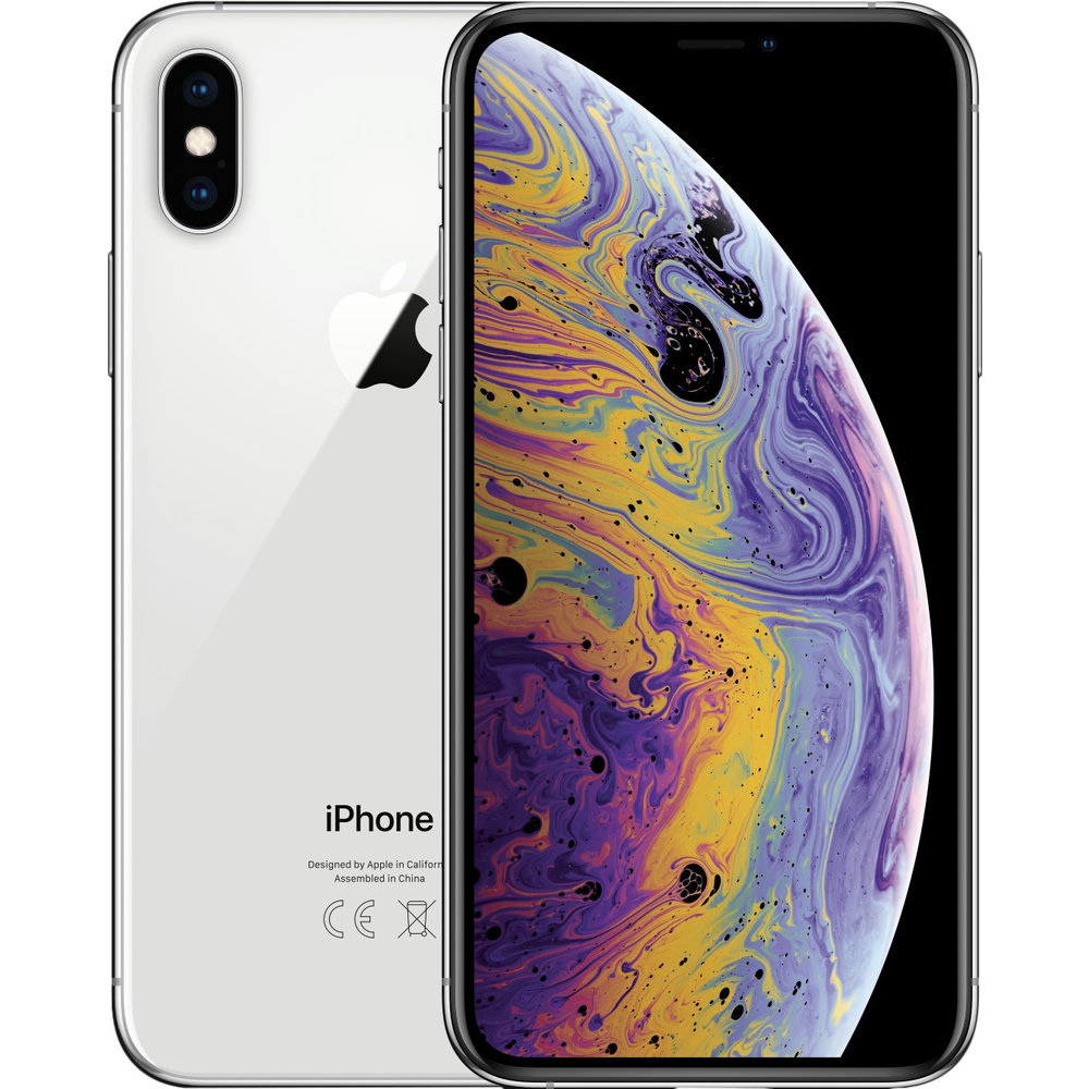 Apple iPhone Xs 64GB シルバー　バッテリー75% apple-iphone-xs-64gb-silver.jpg