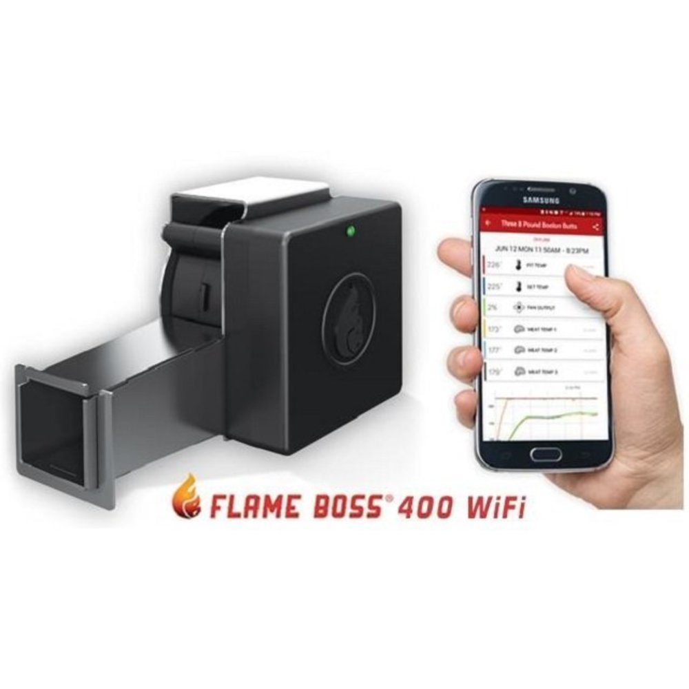 Flame Boss 400-WiFi Kamado Smoker Controller Kit - Flame Boss