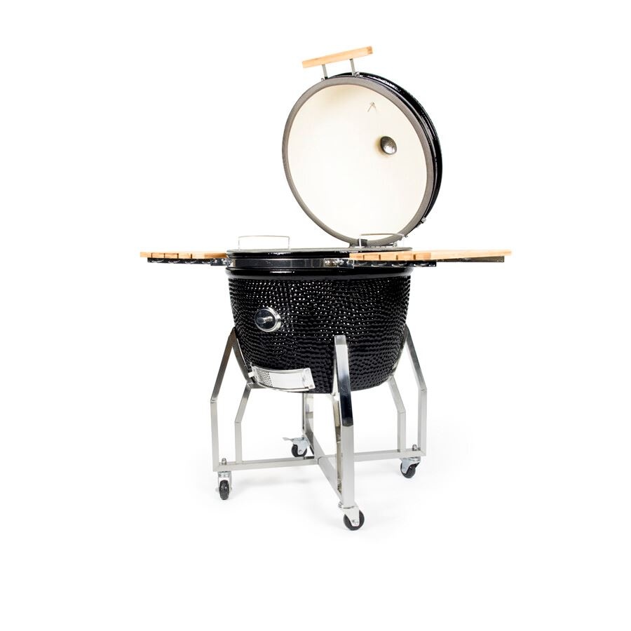 BBQ Kamado 24" XXL Pro Set met Onderstel Zijtafels en Hoes Beef