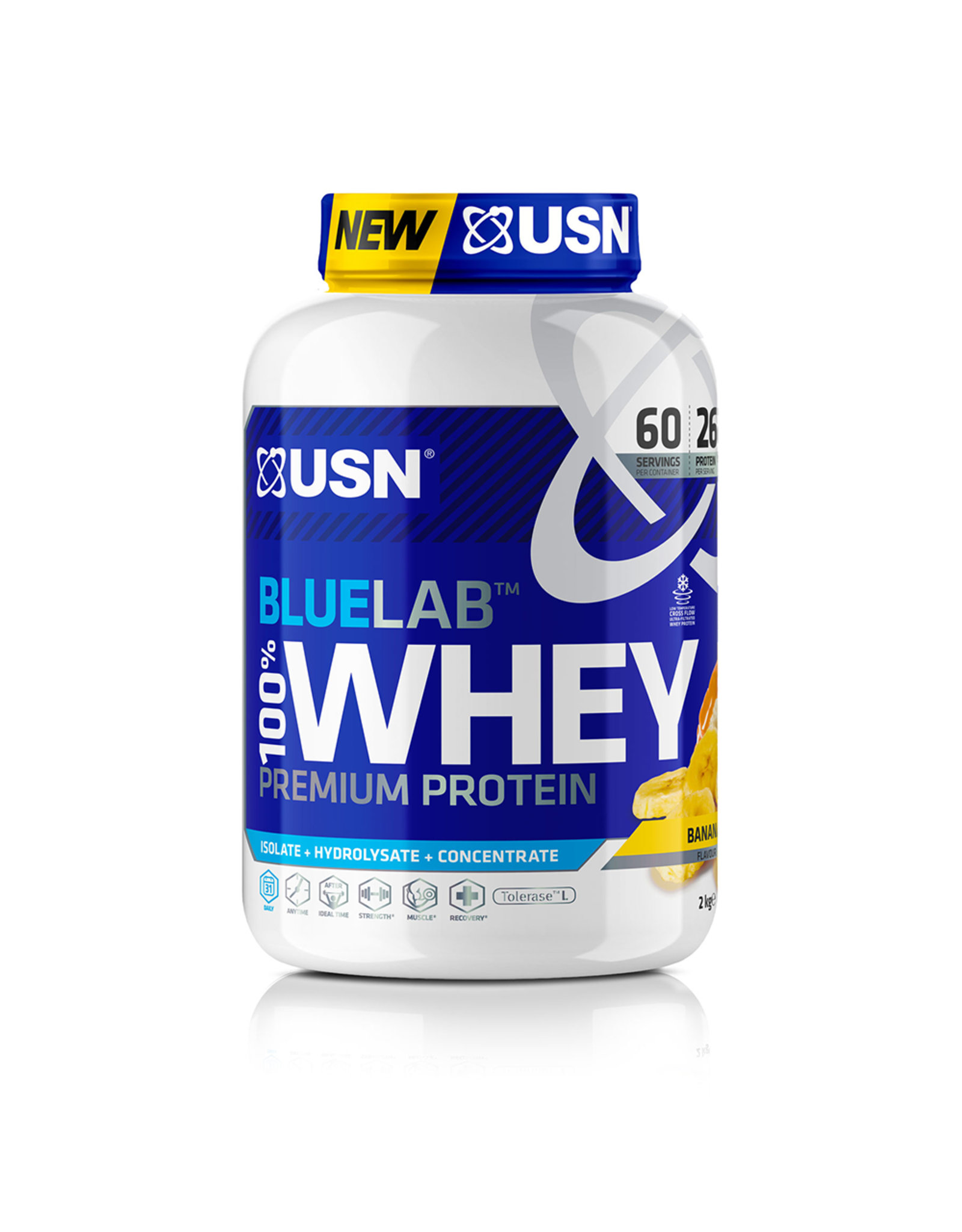 USN USN Blue Lab 100% Whey Ultra-Premium proteïne 2kg