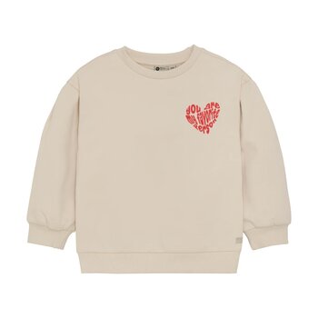 Daily7kids Sweater Brushed Backprint – Sandshell