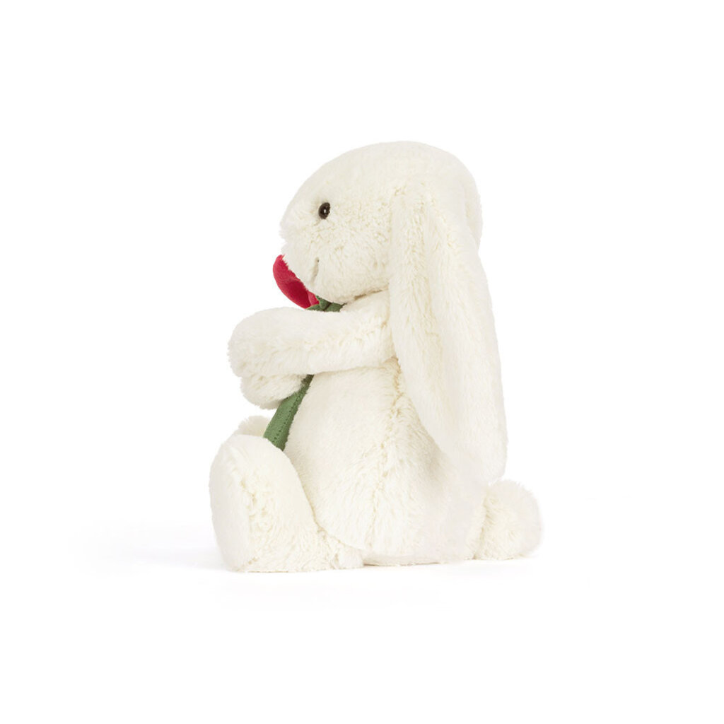 Jellycat Jellycat Cream Bunny With Rose