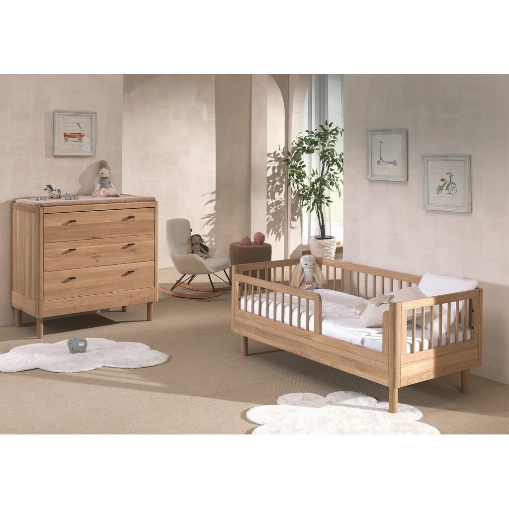 Vipack FORREST PEUTER BED 70X140 MASSIEF EIKEN