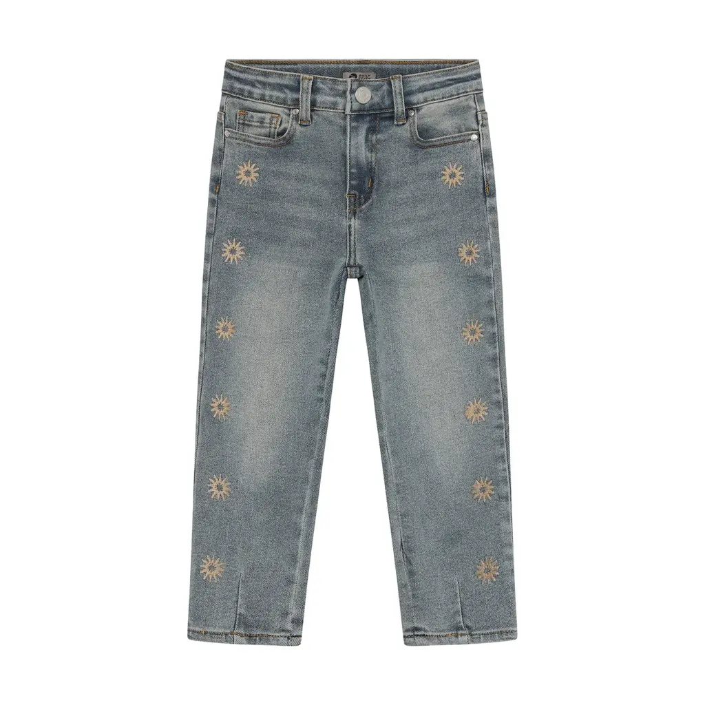 Daily7kids Daily 7 Denim Mom Fit Embroidery