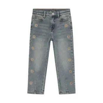 Daily7kids Daily 7 Denim Mom Fit Embroidery