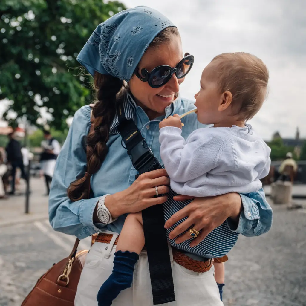 Wildride Wildride carrier indigo strepen