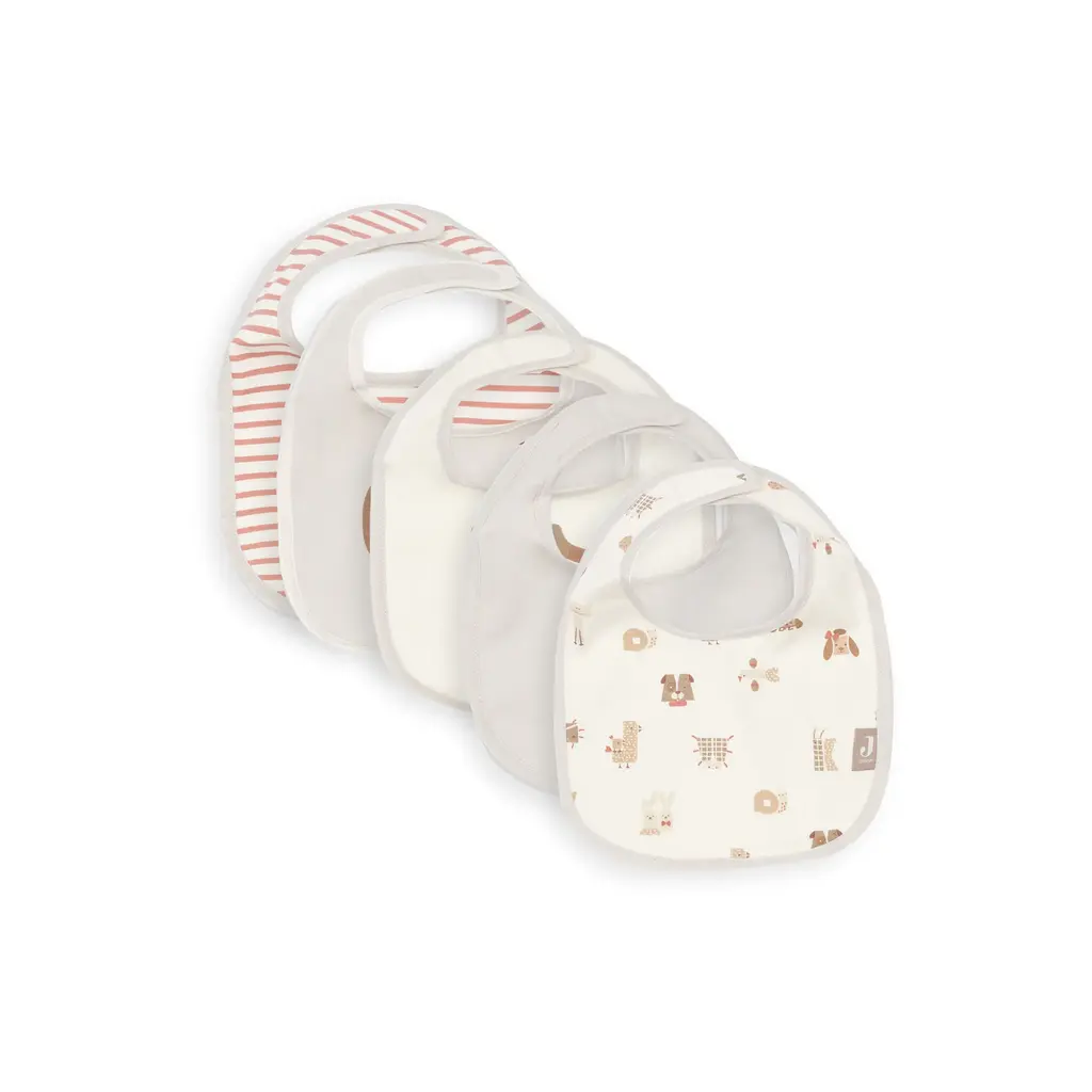 Jollein Slab Jersey Waterproof - Animal Friends - 5 Stuks