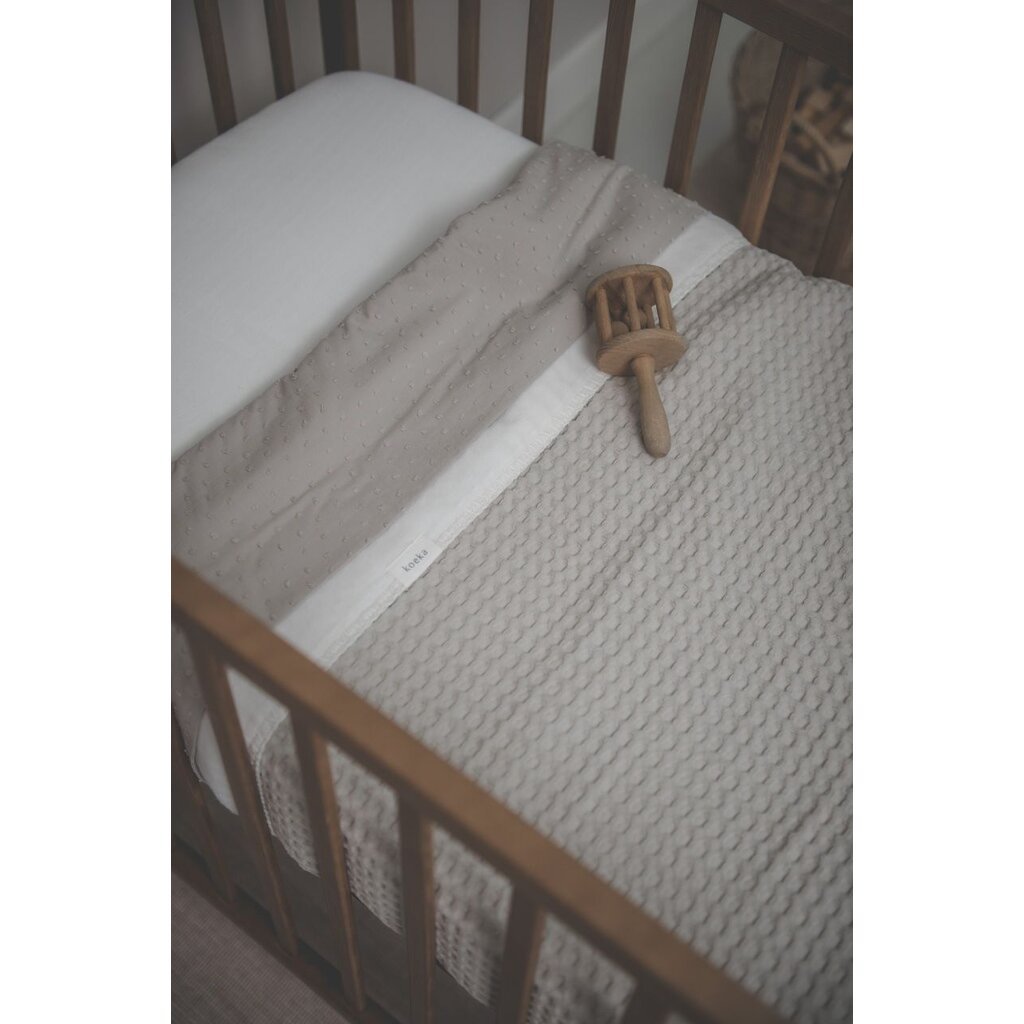 Koeka wiegdeken Cotton Fleece Wafel Amsterdam