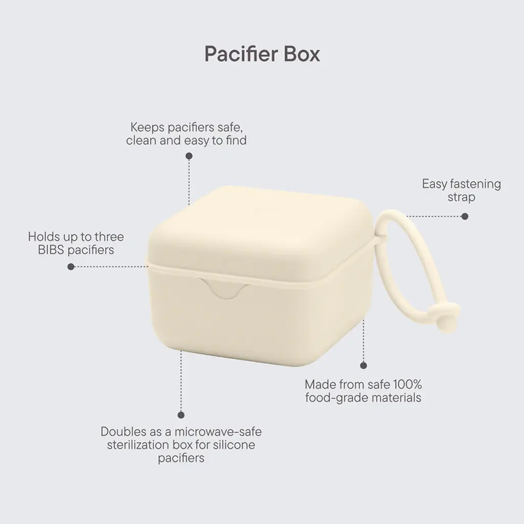 Bibs Fopspeendoosje - Vanilla