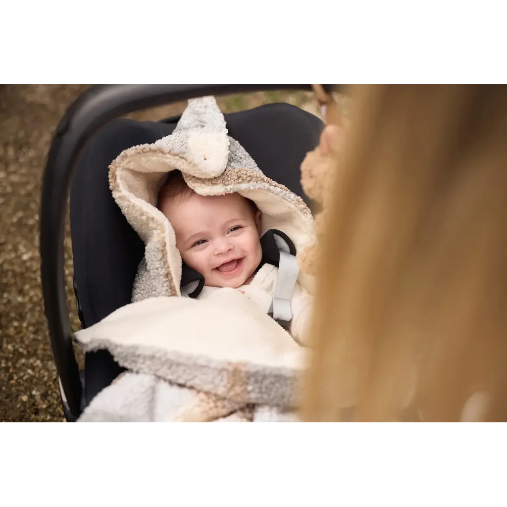 Voetenzak groep 0+ 3/5 punts gordel - Check Boucle