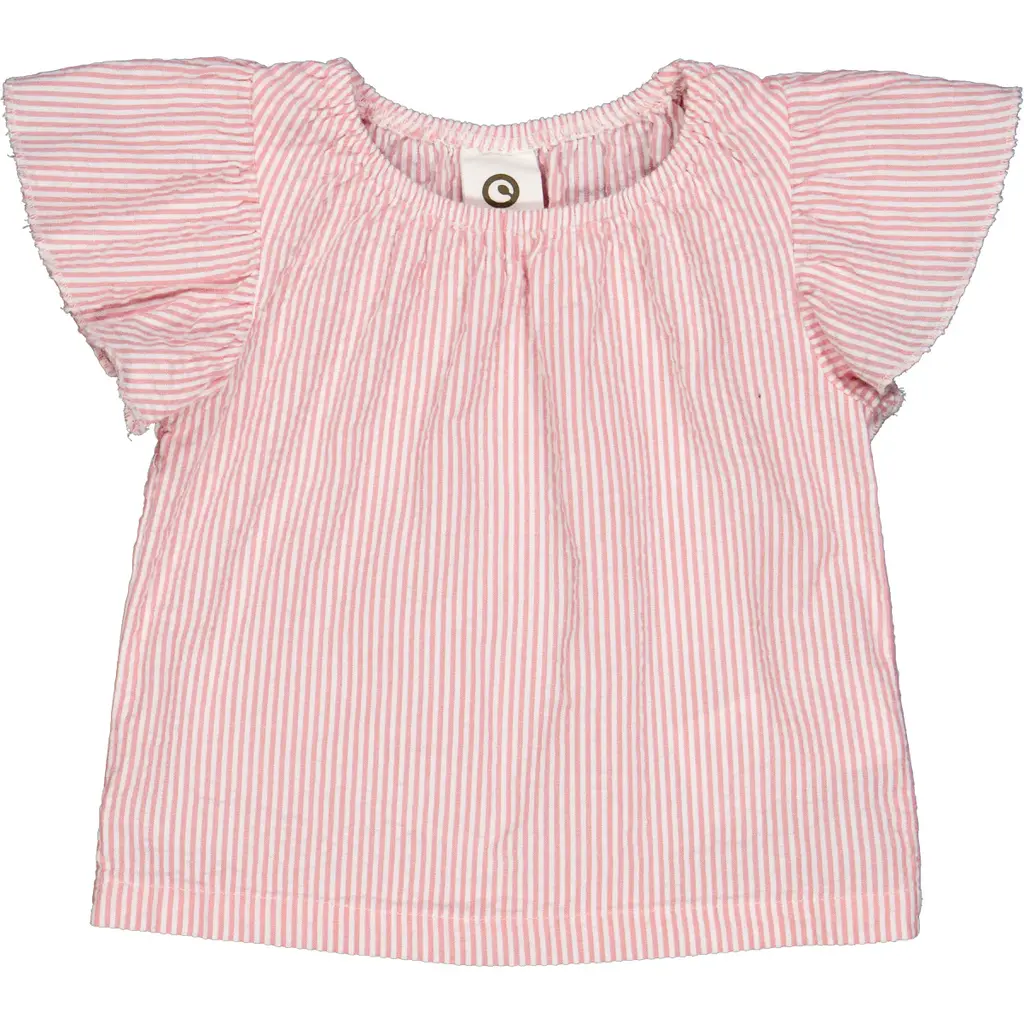 Müsli Seersucker Stripe Frill Top maat 56
