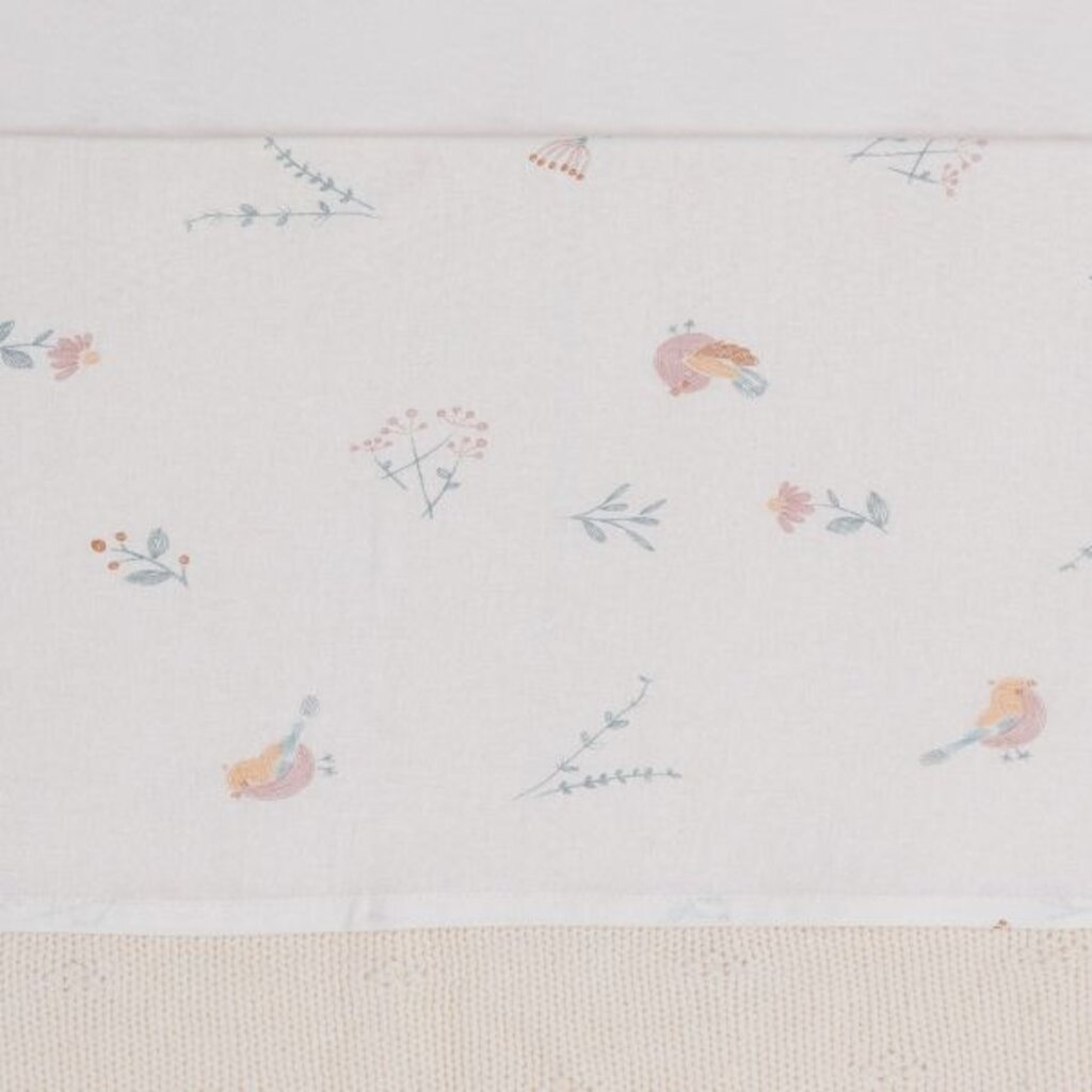 Jollein Lovely Birds Ledikantlaken - 75 x 100 cm