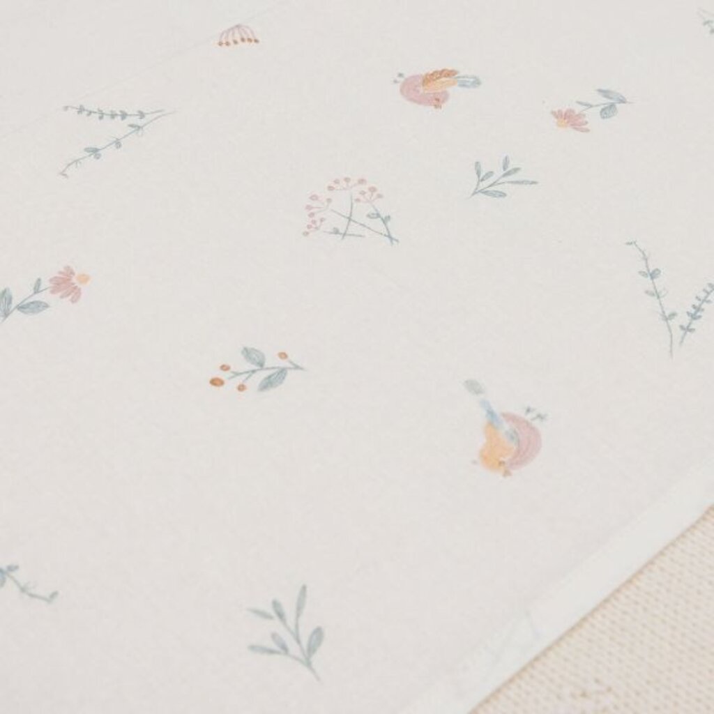 Jollein Lovely Birds Ledikantlaken - 75 x 100 cm